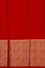 Kancheepuram Silk Multi Colour Checks Yellow Saree With Red Jaal Border