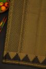 Kancheepuram Silk Dual Colour Saree With Kaddi Mat Finish Body And Self Temple Border