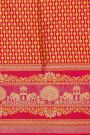 Kancheepuram Silk Baby Pink Saree With Meenakari Designer