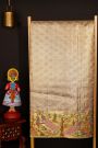 Fusion Kancheepuram Tissue Gold Saree With All Over Zari Weave Body
