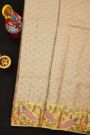 Fusion Kancheepuram Tissue Gold Saree With All Over Zari Weave Body