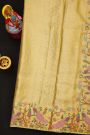 Fusion Kancheepuram Tissue Gold Saree With All Over Zari Weave Body