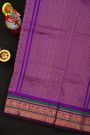 Fusion Kancheepuram Silk Pista Green Saree With Silk Thread Work Body