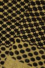 Bandhani Kaddi Georgette Black Saree With Bandhani Dots Body