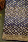 Bandhani Kaddi Georgette Multi-Colour Saree With Bandhani Dots And Florals Body