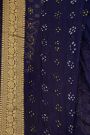 Bandhani Kaddi Georgette Multi-Colour Saree With Bandhani Dots And Florals Body