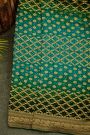 Bandhani Kaddi Georgette Multi-Colour Saree With Bandhani Dots And Florals Body