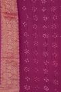 Bandhani Kaddi Georgette Dual Colour Saree With Bandhani Dots And Florals Body