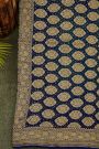 Bandhani Kaddi Georgette Dual Colour Saree With Bandhani Dots Body