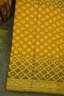 Bandhani Kaddi Georgette Dual Colour Saree With Bandhani Dots And Florals Body