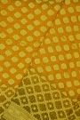Bandhani Kaddi Georgette Dual Colour Saree With Bandhani Dots And Florals Body