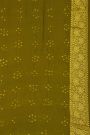 Bandhani Kaddi Georgette Dual Colour Saree With Bandhani Dots And Florals Body