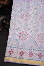Patola Silk Light Blue Saree