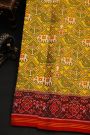 Patola Silk Yellow Saree With All Over Floral Weaving