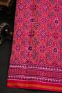 Patola Silk Multi-Colour Saree With All Over Floral Weaving Body