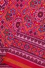 Patola Silk Multi-Colour Saree With All Over Floral Weaving Body