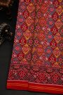 Patola Silk Multi-Colour Saree With All Over Floral Weaving