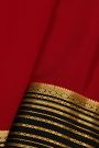 Mysore Crepe Maroon Saree