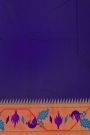 Narayanpet Silk Royal Blue Saree With Peacocks In Paithani Border