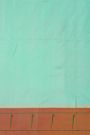 Narayanpet Silk Mint Green Saree With Muniya Buttis Border