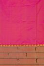 Narayanpet Silk Rani Pink Saree With Muniya Buttis Border