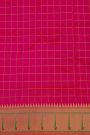 Narayanpet Silk Pink Saree With Muniya Buttis Border