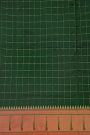 Narayanpet Silk Bottle Green Saree With Muniya Buttis Border