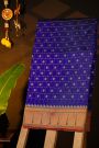 Narayanpet Silk Royal Blue Saree With Muniya Buttis Border