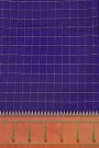 Narayanpet Silk Royal Blue Saree With Muniya Buttis Border