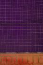 Narayanpet Silk Violet Saree With Muniya Buttis Border