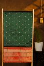Narayanpet Silk Bottle Green Saree With Muniya Buttis Border