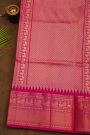 Narayanpet Silk Royal Blue Saree With Peacocks Border