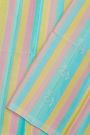 Coimbatore Silk Multi-Colour Saree With Strips Body And Borderless Design