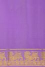 Mysore Crepe Rani Pink Saree With Yaali Buttis Body
