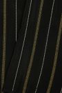 Mysore Crepe Black Saree With Zari Lines Body