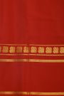 Mysore Crepe Baby Pink Saree With Gap Border