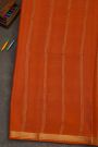 Mysore Crepe Black Saree With Lines In Zari Body