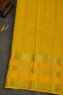 Mysore Crepe Dark Brown Saree With Florals And Birds Body