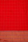 Paithani Silk Blue Saree With All Over Muniya Buttis In Zari Checks Body And Triple Muniya Border