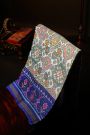 Patola Silk Off White Saree With All Over Floral Weaving Body