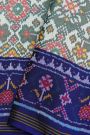 Patola Silk Off White Saree With All Over Floral Weaving Body