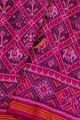 Patola Silk Dual Colour Saree With Animals And Florals Body