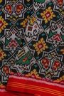 Patola Silk Multi-Colour Saree With Florals And Birds Body