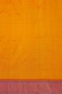 Paithani Silk Mustard Saree With All Over Muniya Buttis Body And Single Muniya Border