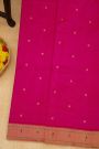Paithani Silk Pink Saree With Muniya Buttis Border