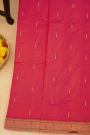 Paithani Silk Magenta Saree With Muniya Buttis Border