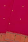 Paithani Silk Magenta Saree With Muniya Buttis Border