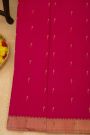 Paithani Silk Magenta Saree With Muniya Buttis Body
