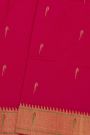 Paithani Silk Magenta Saree With Muniya Buttis Body