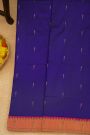 Paithani Silk Navy Blue Saree With Muniya Buttis Body